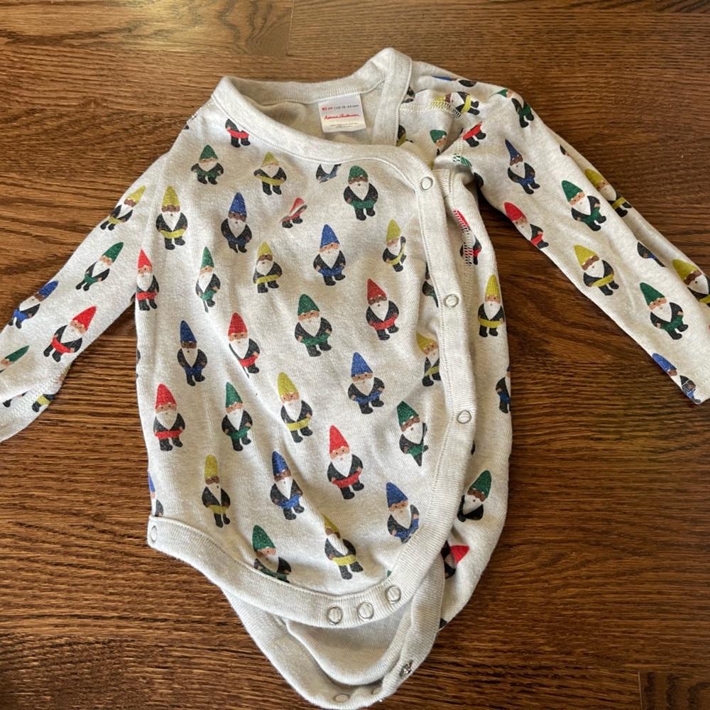 Hanna Andersson wrap bodysuit onesie